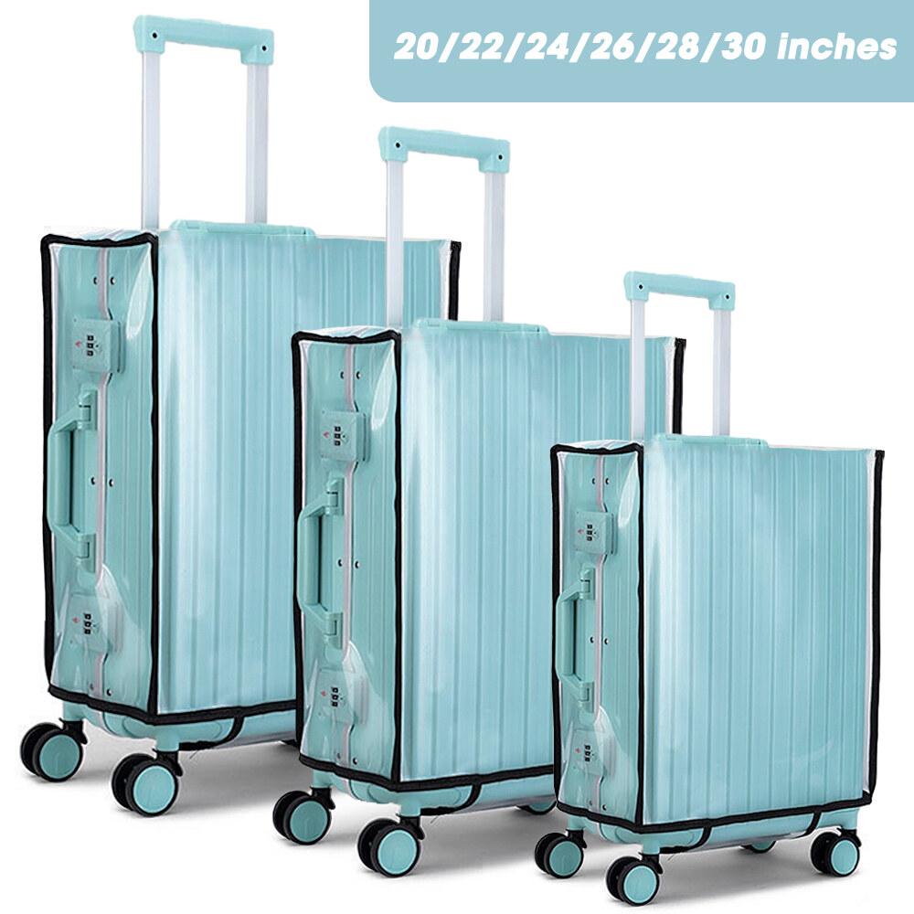 Vỏ bọc vali du lịch vỏ bọc bảo vệ vali chống nước mưa pvc trong suốt vỏ bọc chống bụi vỏ bọc vali du lịch vỏ bọc chống bụi