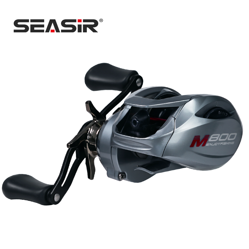 SEASIR M800 Baitcasting Fishing Reel Brass Gears 8KG Max Drag 7.1:1 High Speed Gear Ratio Fresh Salt