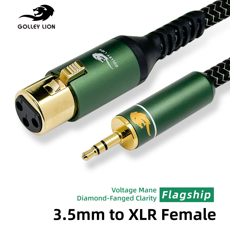 GOLLEY LION 3.5mm to XLR Female Audio Cable - Plug & Play for DJ Gear, PA Systems, Studio Mixers ราคา 1,236 บาท*ส่งฟรี