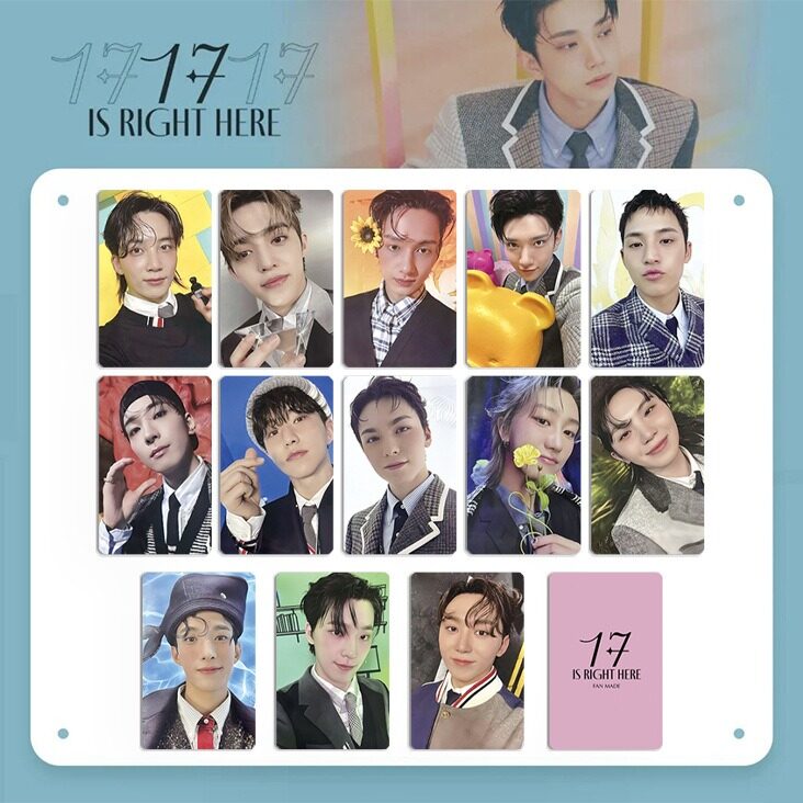 SEVENTEEN SHOPEE kpopmerch 85枚 Seventeen Album 17 IS RIGHT HERE PhotoCard Hoshi Wonwoo Woozi DK