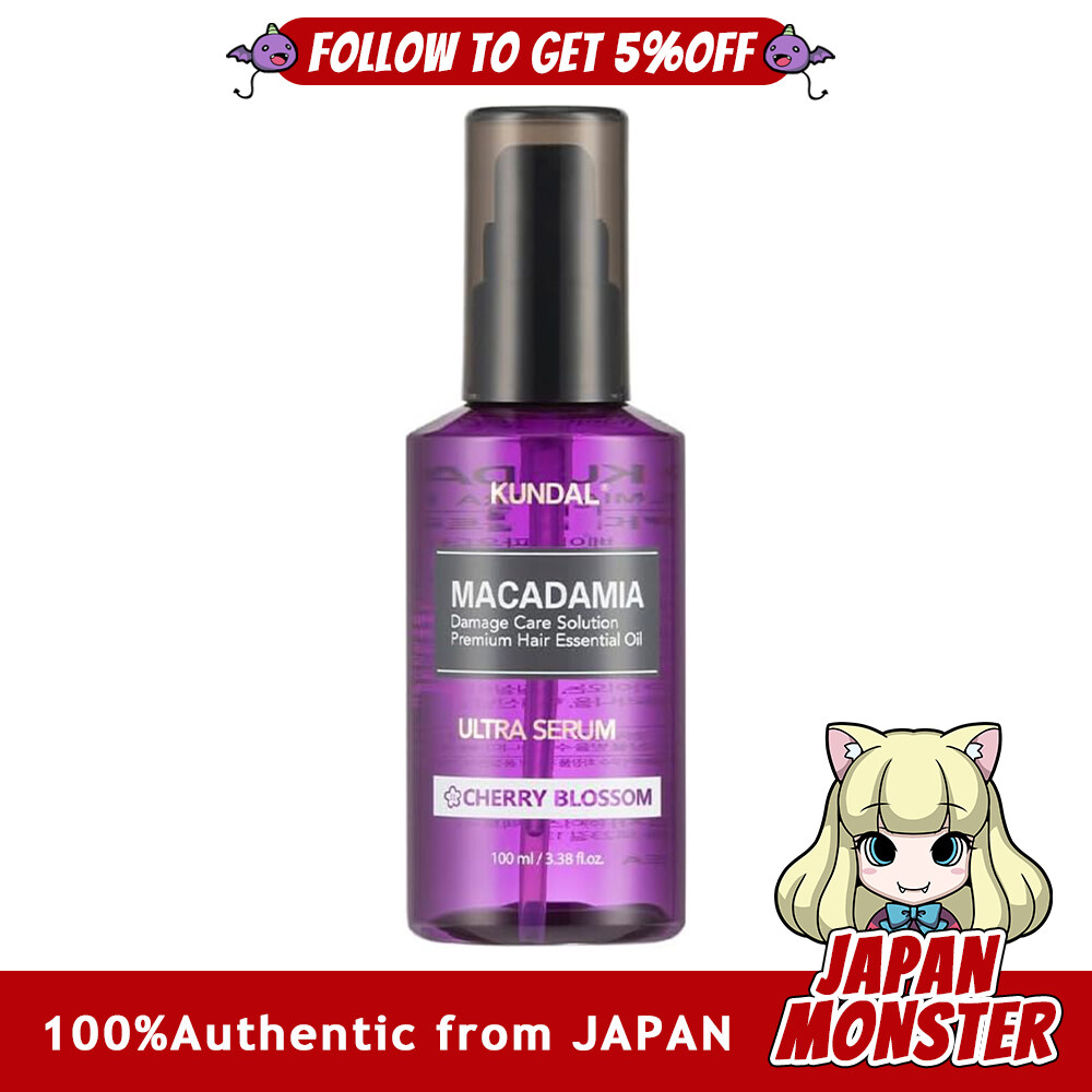 Kundal Macadamia Ultra Serum 100ml Cherry Blossom Hair Serum Japan