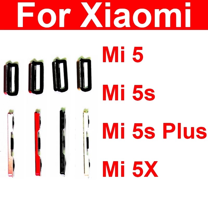 Nút nguồn cho xiaomi mi 5 mi 5s mi 5x mi 5s plus mi a1 nút bật tắt âm lượng lên xuống phím bên
