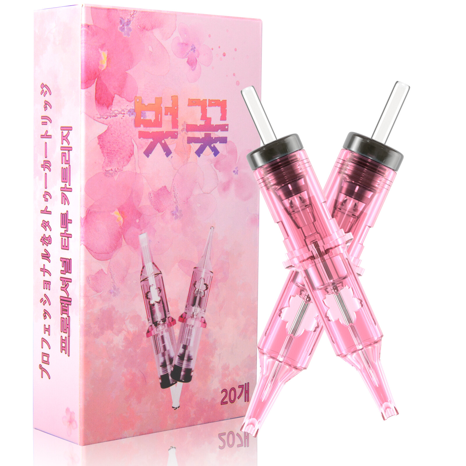  Poseidon 20 cái hộp kim xăm hộp mực Máy xăm phụ kiện #12 #10 #8 tiêu chuẩn các loại dùng một lần kim xăm cho tartist và bút Tattoo 