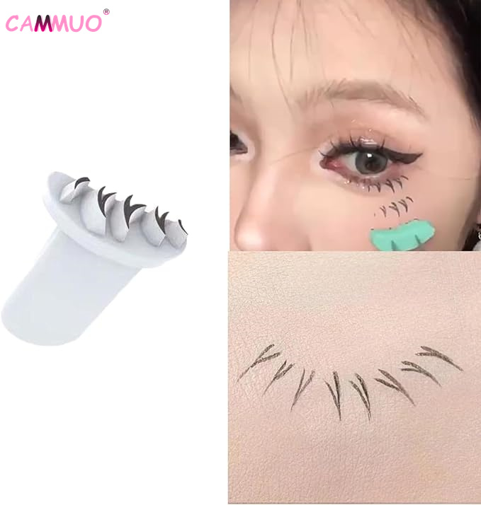 Cammuo 1 cặp lông mi thấp hơn tem công cụ, 2pcs dụng cụ trang điểm mắt, tự làm thấp hơn lông mi mở rộng nhìn tự nhiên cho tạo nên người mới bắt đầu