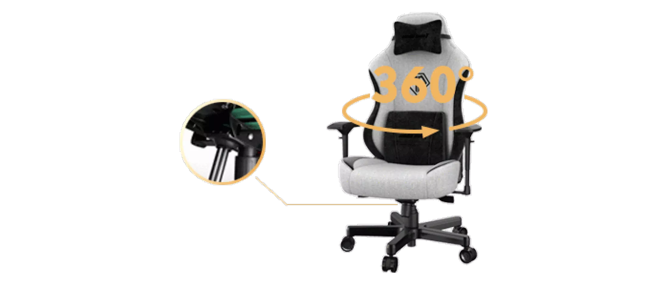 Anda Seat Gaming Chair T Pro II (Black) AD12XLLA01BF