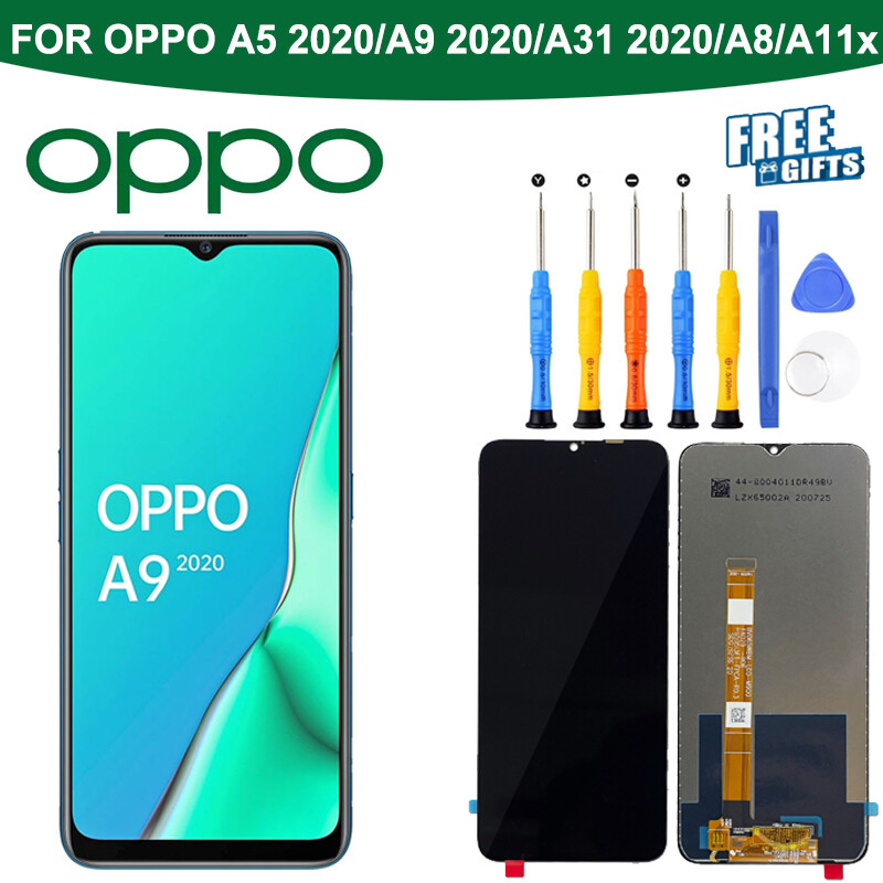 6.5 "cho oppo a5 2020/a9 2020 lcd oppo a11x cho oppo a31 2020 hiển thị oppo a8 màn hình lcd linh kiện bộ số hóa màn hình cảm ứng