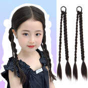 Wist Braids Kids Hair Extensions - Black Brown Pearl Braid