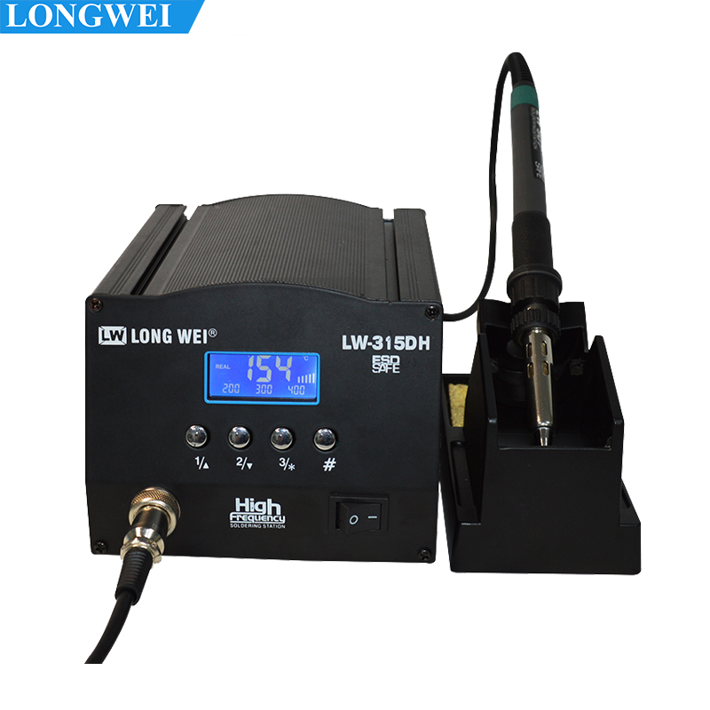 Longwei bàn hàn công suất cao lw-315dh trạm hàn chống tĩnh điện 150w bàn hàn điện thông minh nhiệt điện