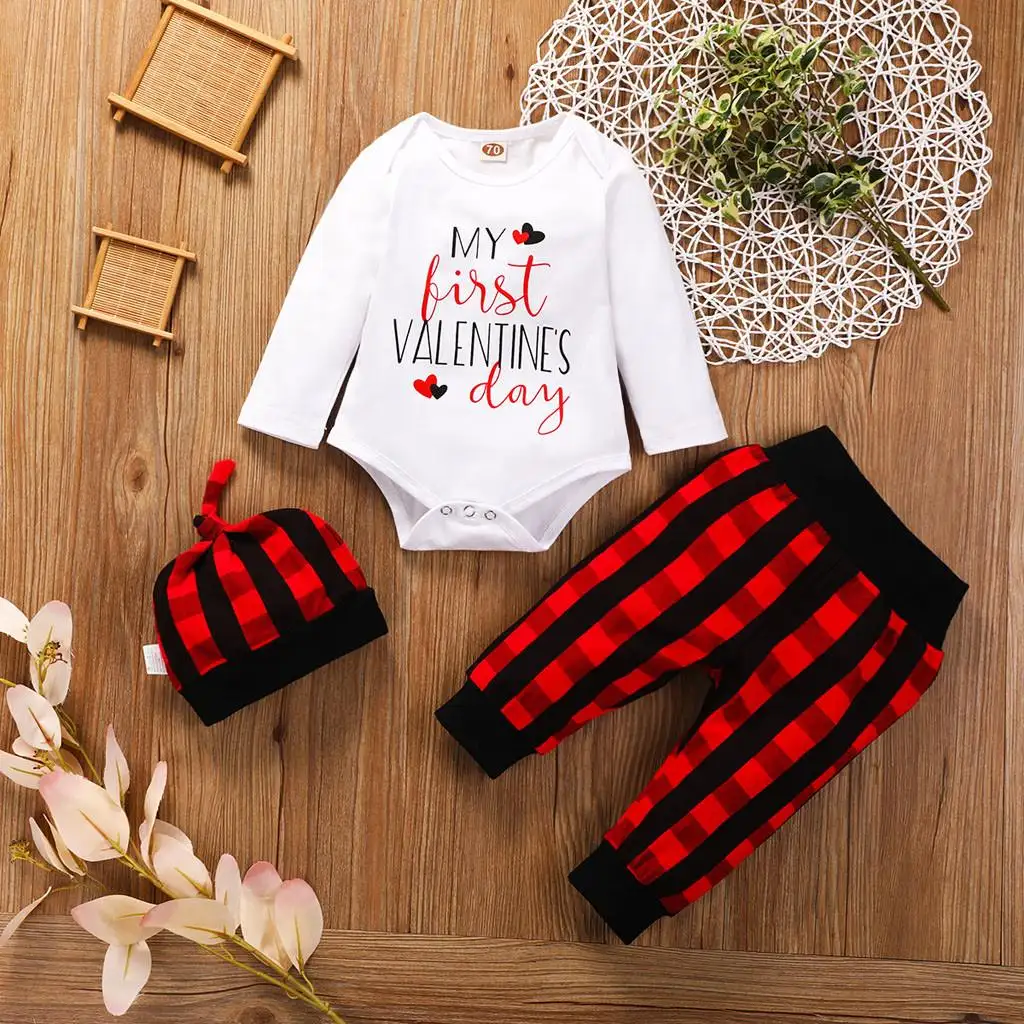 baby boy valentines pajamas
