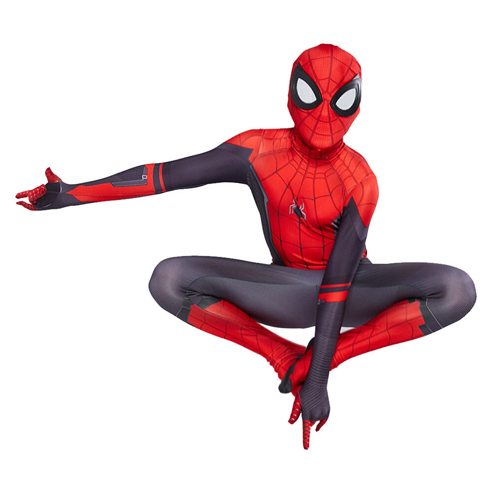 Spider-Man Far From Home Spiderman Zentai Cosplay Costume Kids Boys Suit