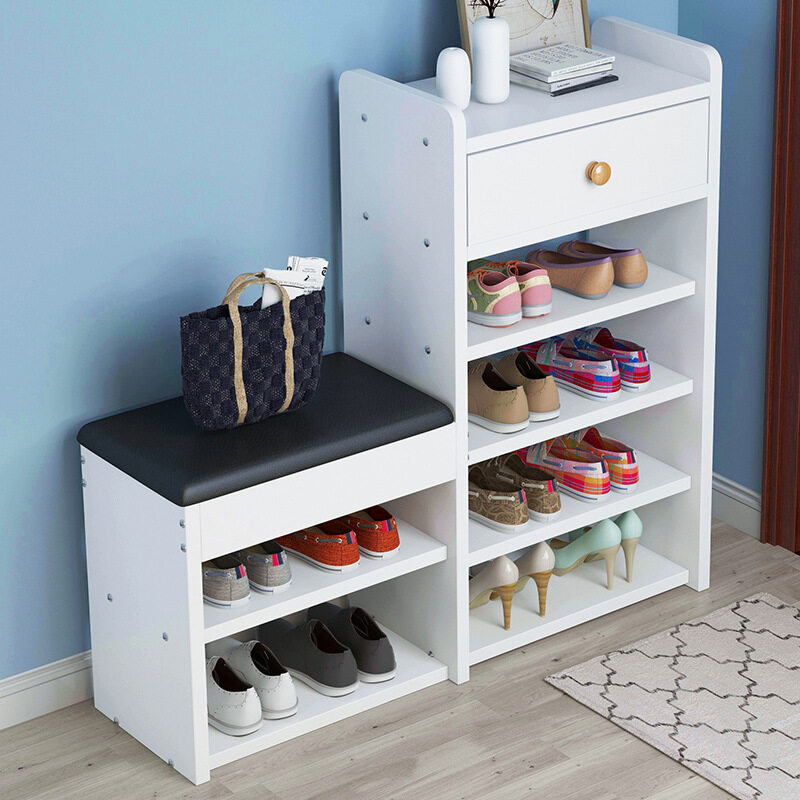 Goluck Modern Inroom Storage Bench Furniture Designs Wood Shoe