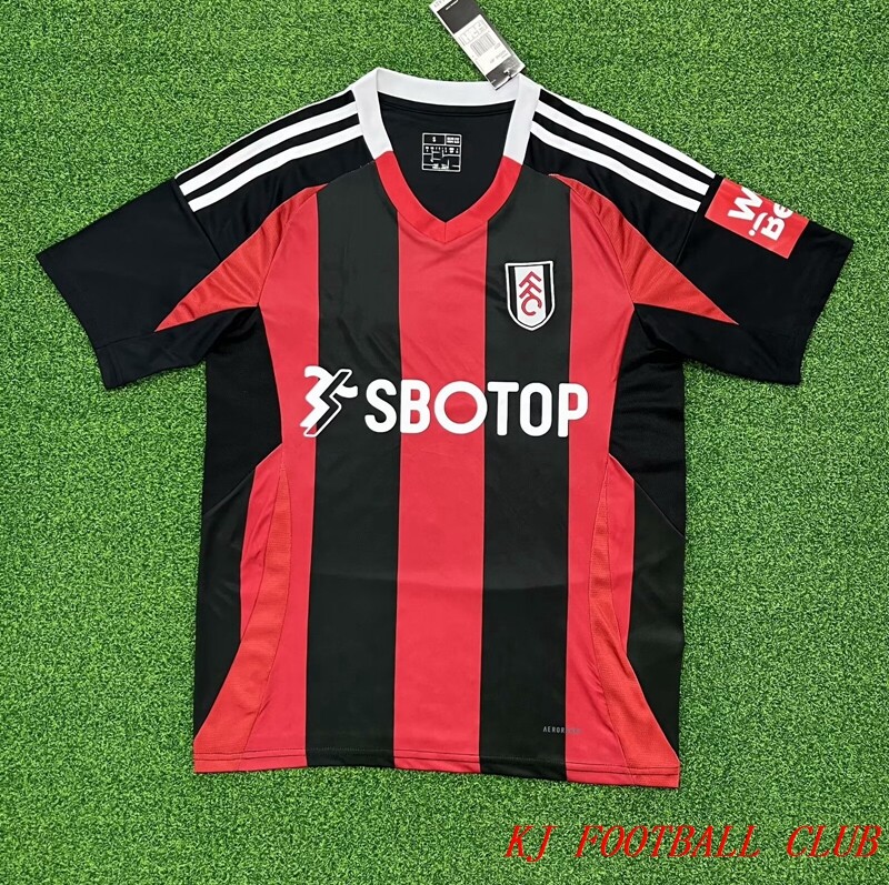 2024-25 fulham áo bóng đá sân nhà sơ mi thể thao nam