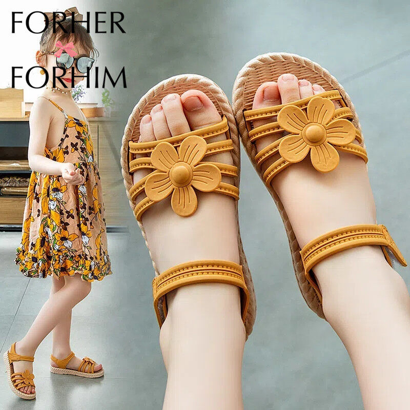 FORHER FORHIM Girls' summer new children's fashion kids shoes FH1598 ราคา 165 บาท*ส่งฟรี