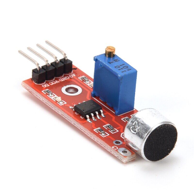 For Arduino AVR PIC 5V DC Power Supply Microphone Module Accessories Microphone Sound Sensor Detection Module High Sensitive