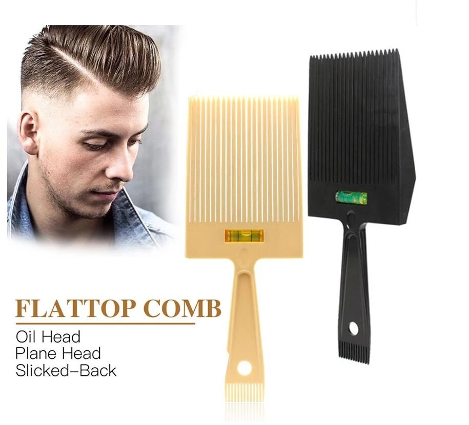 Lược cắt tóc nam chuyên nghiệp đầu phẳng lược dẫn dầu dụng cụ làm tóc