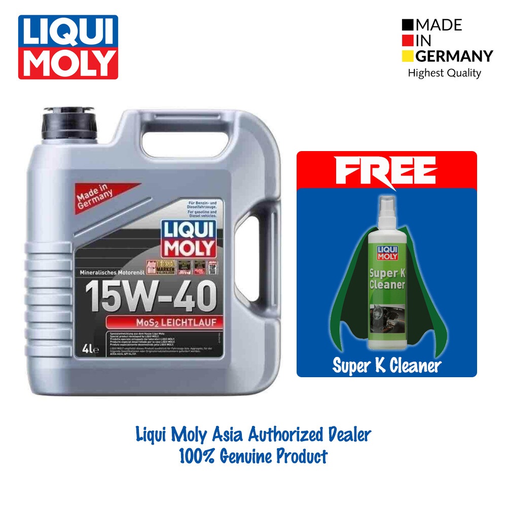 FREE SUPER K LIQUI MOLY SUPER MOTOR OIL MOS2 15W40 4L Price, Reviews