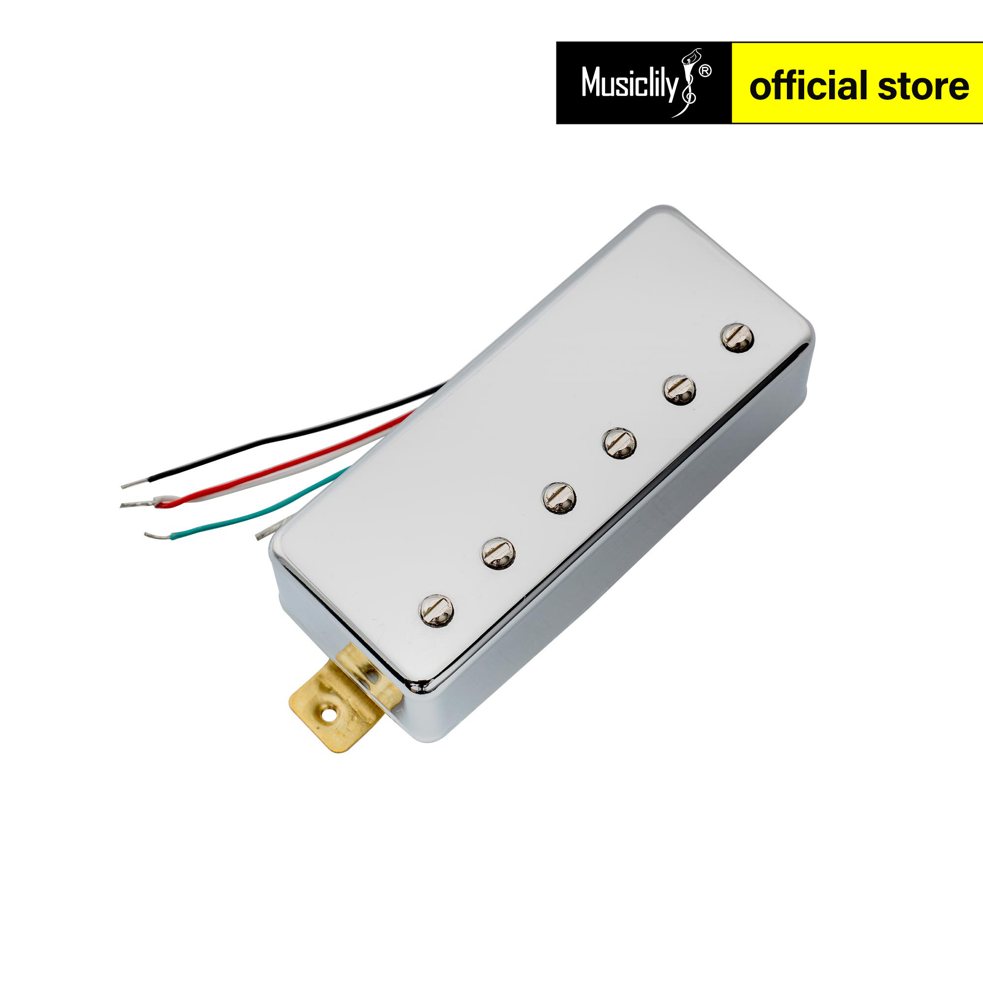 Artec mla97 Alnico 5 nam châm bao phủ Mini Humbucker Mobin Đàn guitar điện, Chrome