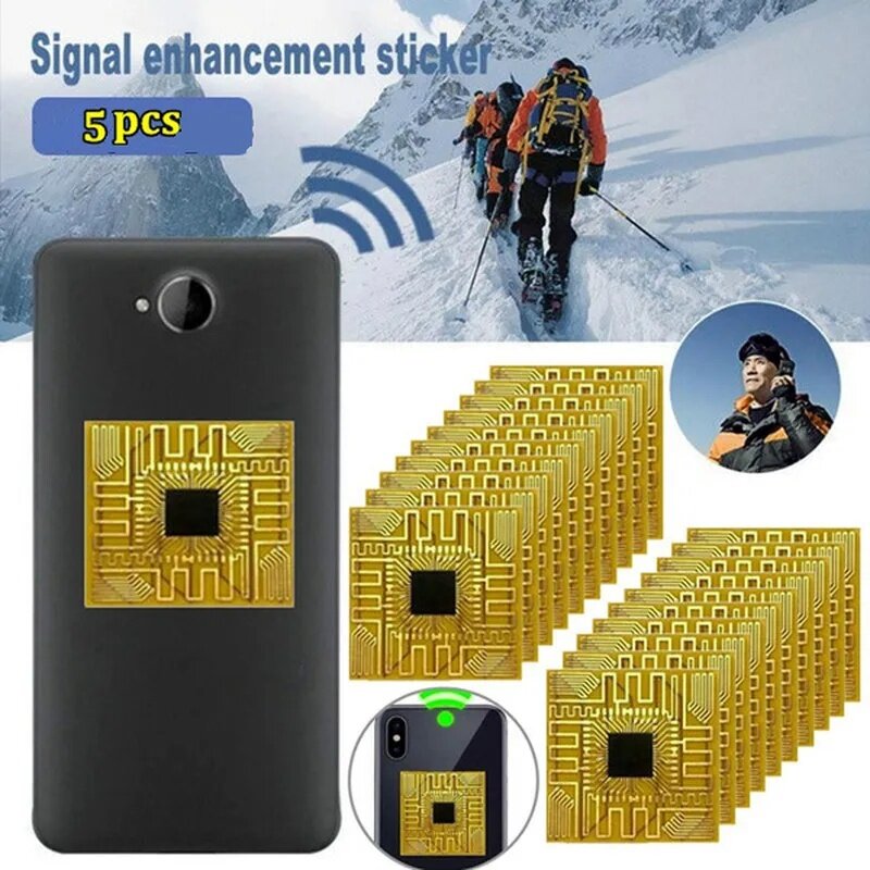 5Pcs Universal Mobile Phone Signal Enhancement Stickers Phone Signal