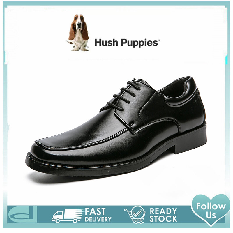 Hush_Puppies leather shoes men formal shoe wedding shoes kasut formal lelaki kasut kulit lelaki kasut kulit hitam lelaki formal shoes big size 45 46 47 48
