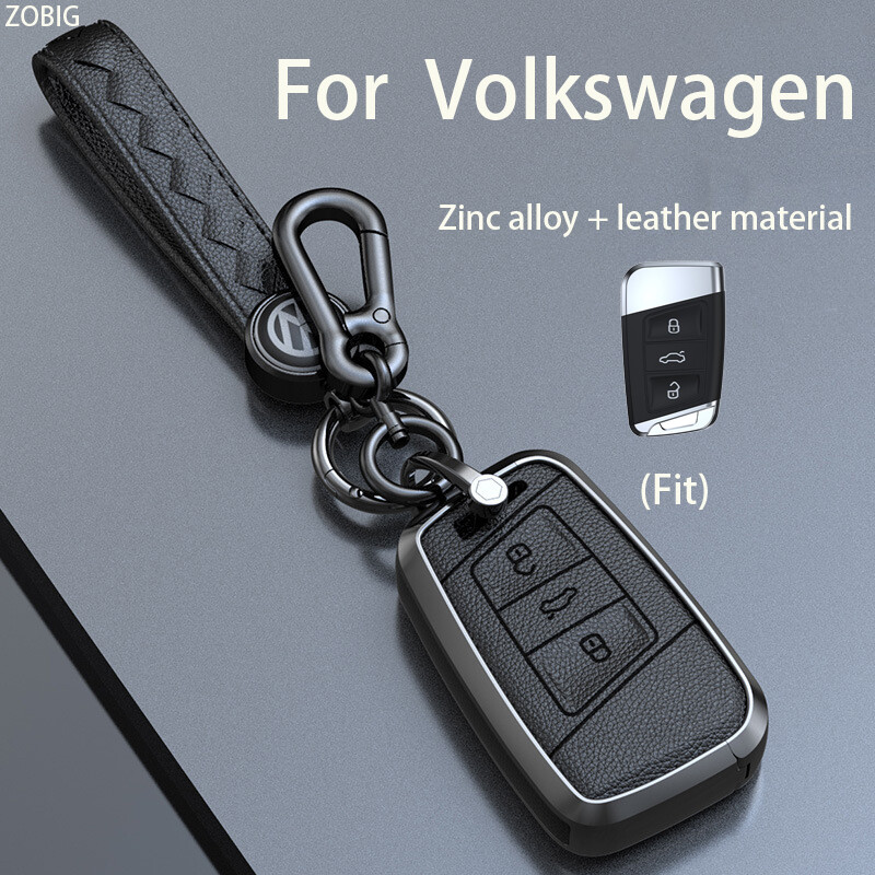 ZOBIG zinc alloy case Car Key Fob Cover for Volkswagen VW Passat