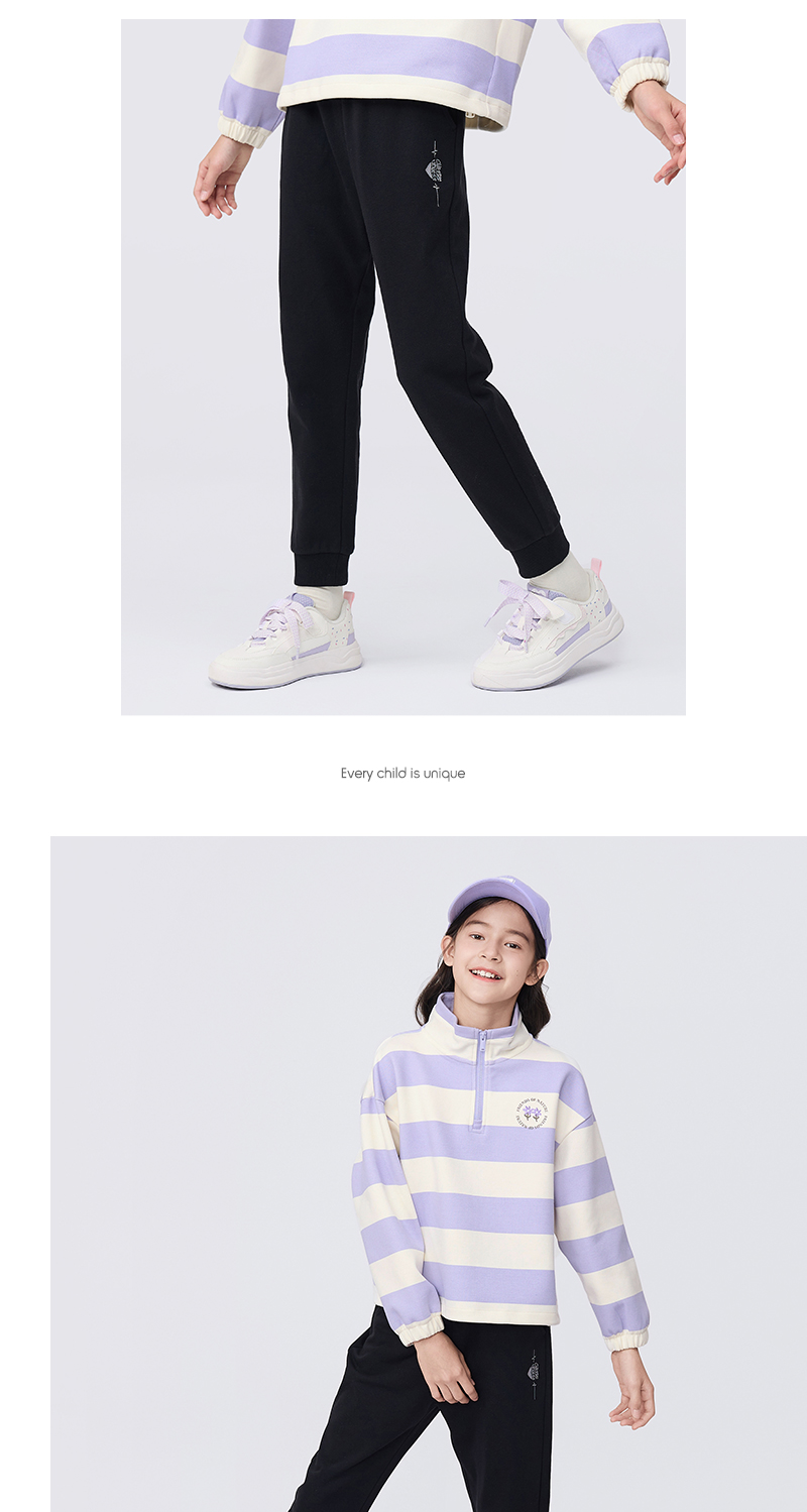 Balabala Children's Clothing Girls Mosquito-Proof Pants Children's Summer Big Children Autumn Thin Sports Pants Long Pants Versatile