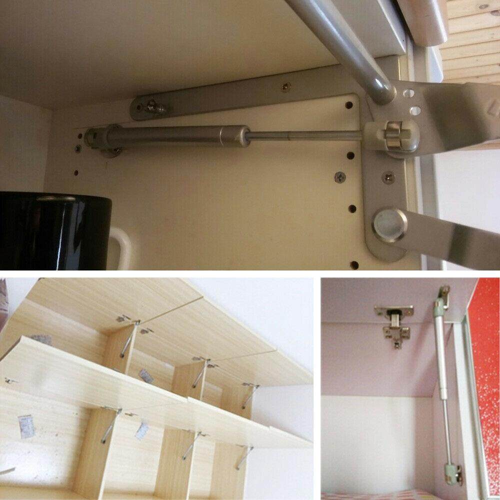 1X Cabinet Door Lift Up Hydraulic Gas Spring Lid Flap Stay Hinge Strut Support