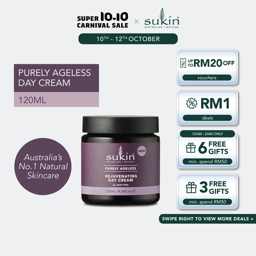 Gambar SUKIN REJUVENATING DAY CREAM l PURELY AGELESS (120ML)