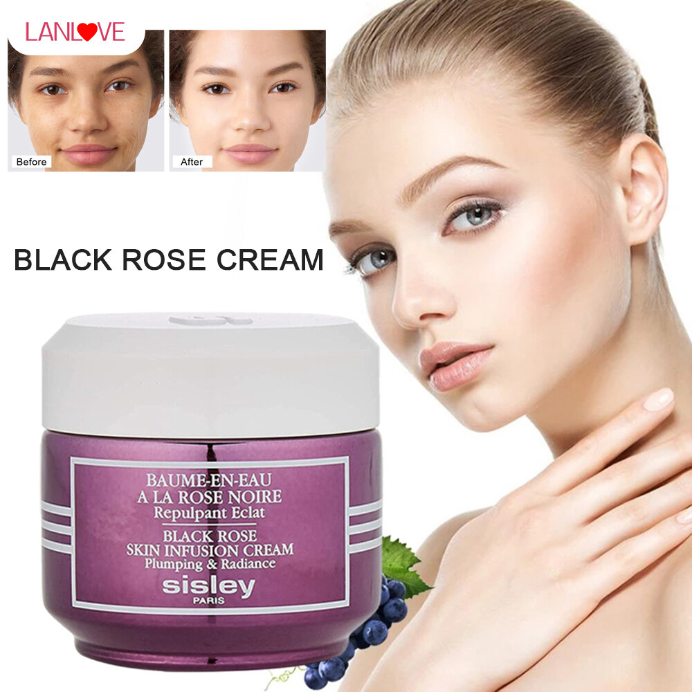 Gambar LANLOVE Black Rose Face Cream Ladies Skin Infusion Cream Advanced Revitalizing Cream Anti Aging Face Moisturiser Specialist Cream Moisturiser Moisturizer For Women Anti Ageing Skincare Anti Wrinkle Face Cream