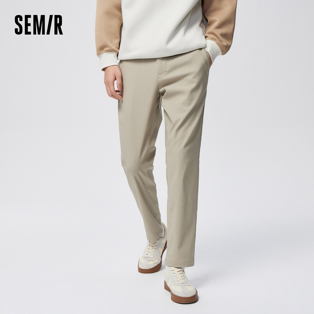 Semir Casual Pants Men 2023 Spring New Simple Business Commuting Style