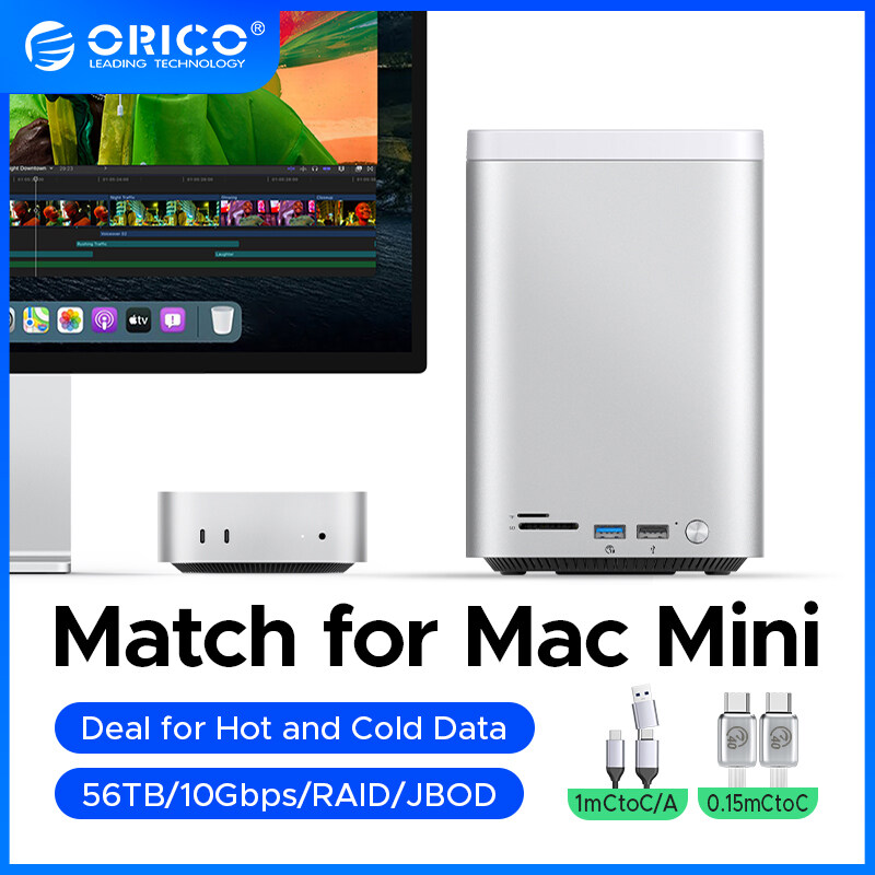 ORICO hình tháp nhỏ kết hợp hoàn hảo dung lượng lớn cho M4 nâng cấp lên 56TB phân vùng dữ liệu nóng