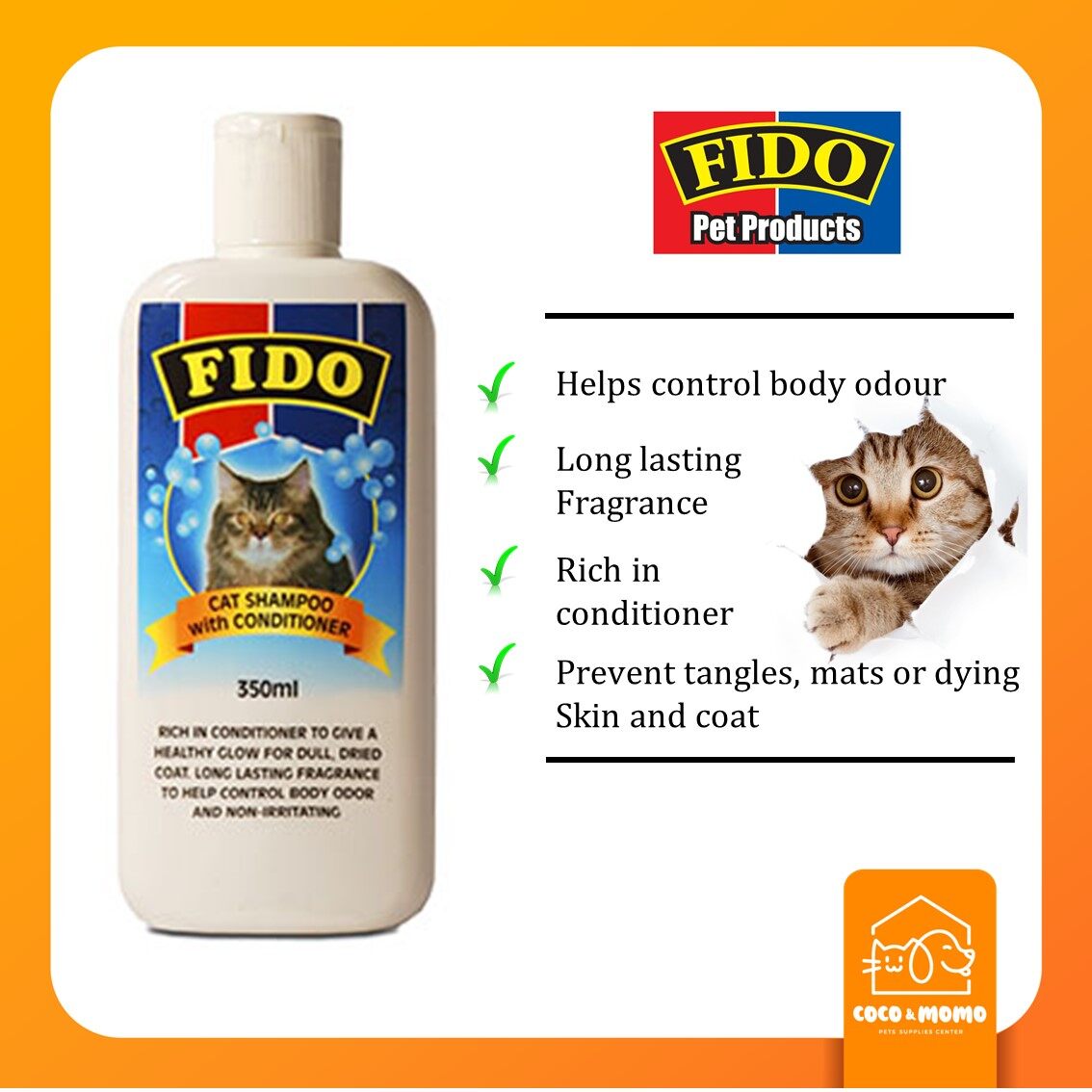 fido cat shampoo