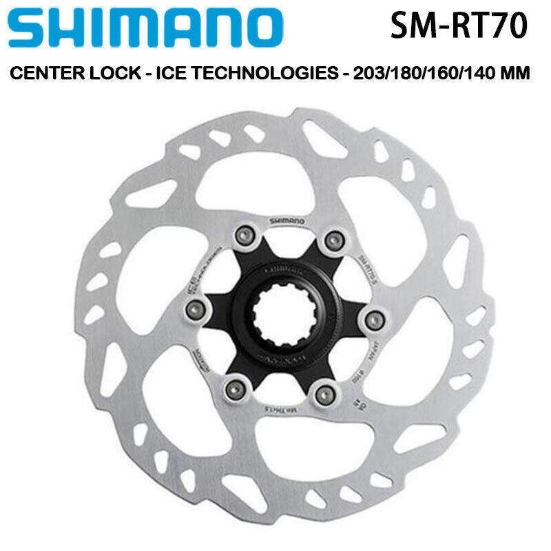 1 cái Shimano XTR Deore XT SLX rt70 Phanh thủy lực rô-tơ đĩa trung tâm khóa 140mm 160mm 180mm 203mm băng công nghệ cho xe đạp leo núi Xe đạp đường trường rô-tơ đĩa Phụ Kiện Xe Đạp