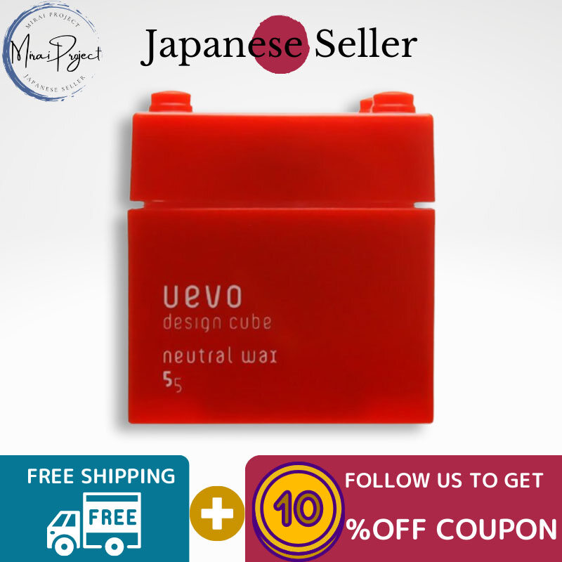 Gambar [Direct from Japan] DEMI COSMETICS UEVO Design Cube Hair Wax Neutral Regular 80g Small 30g