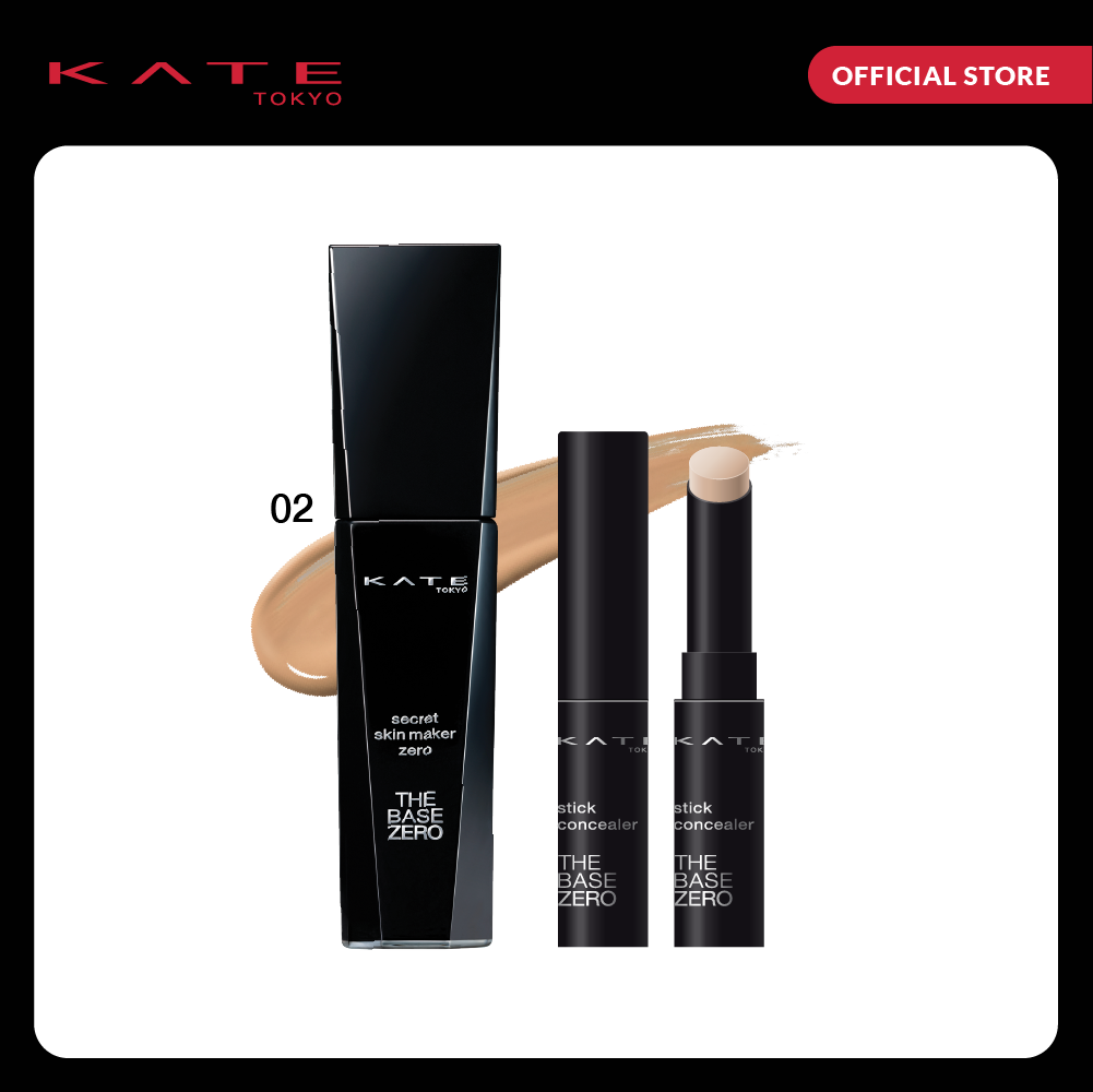Gambar Kate Secret Skin Maker Zero(Liquid) 02   Kate Stick Concealer A Light Beige