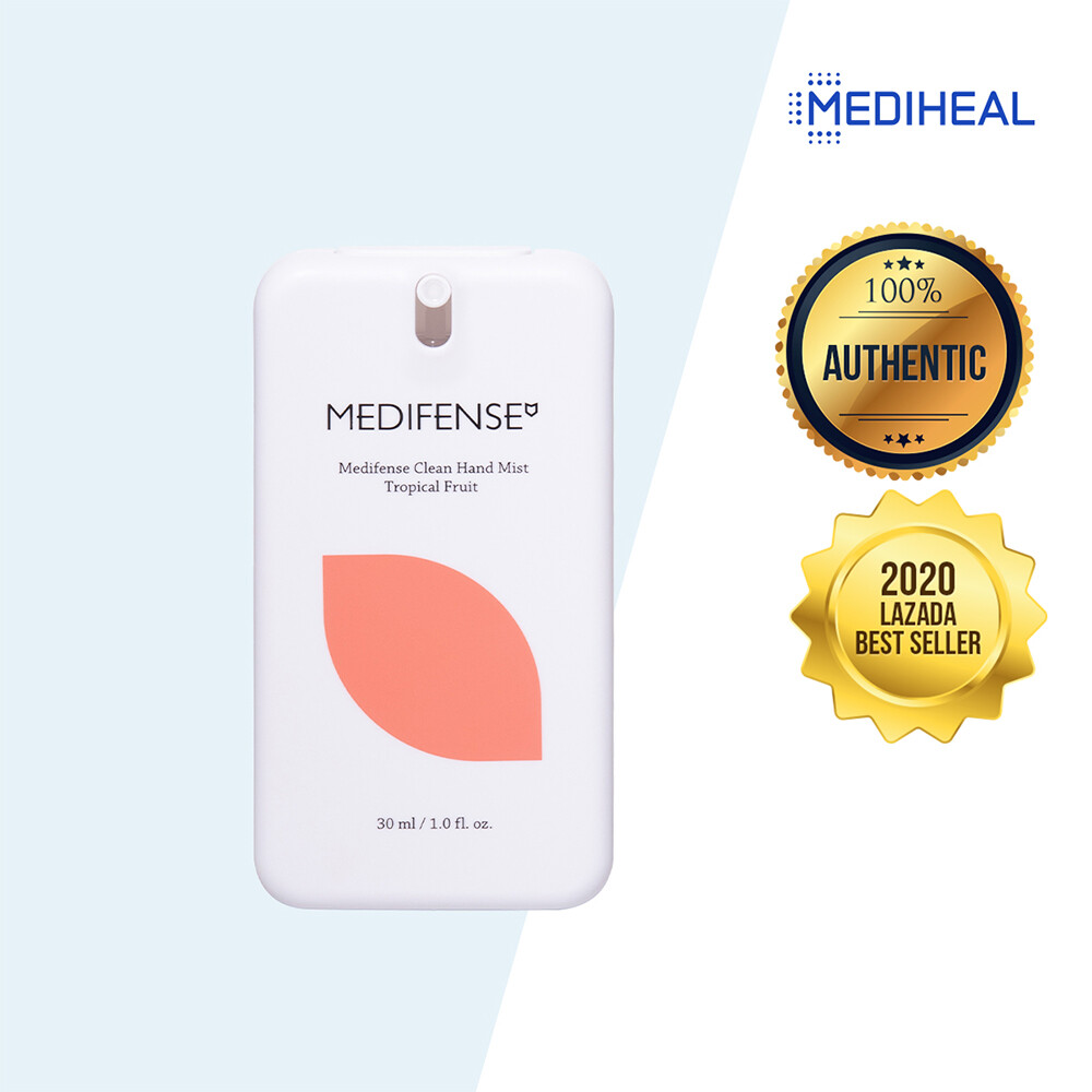 Gambar [MEDIHEAL] MEDIFENSE CLEAN HAND MIST TROPICAL FRUIT 30ml