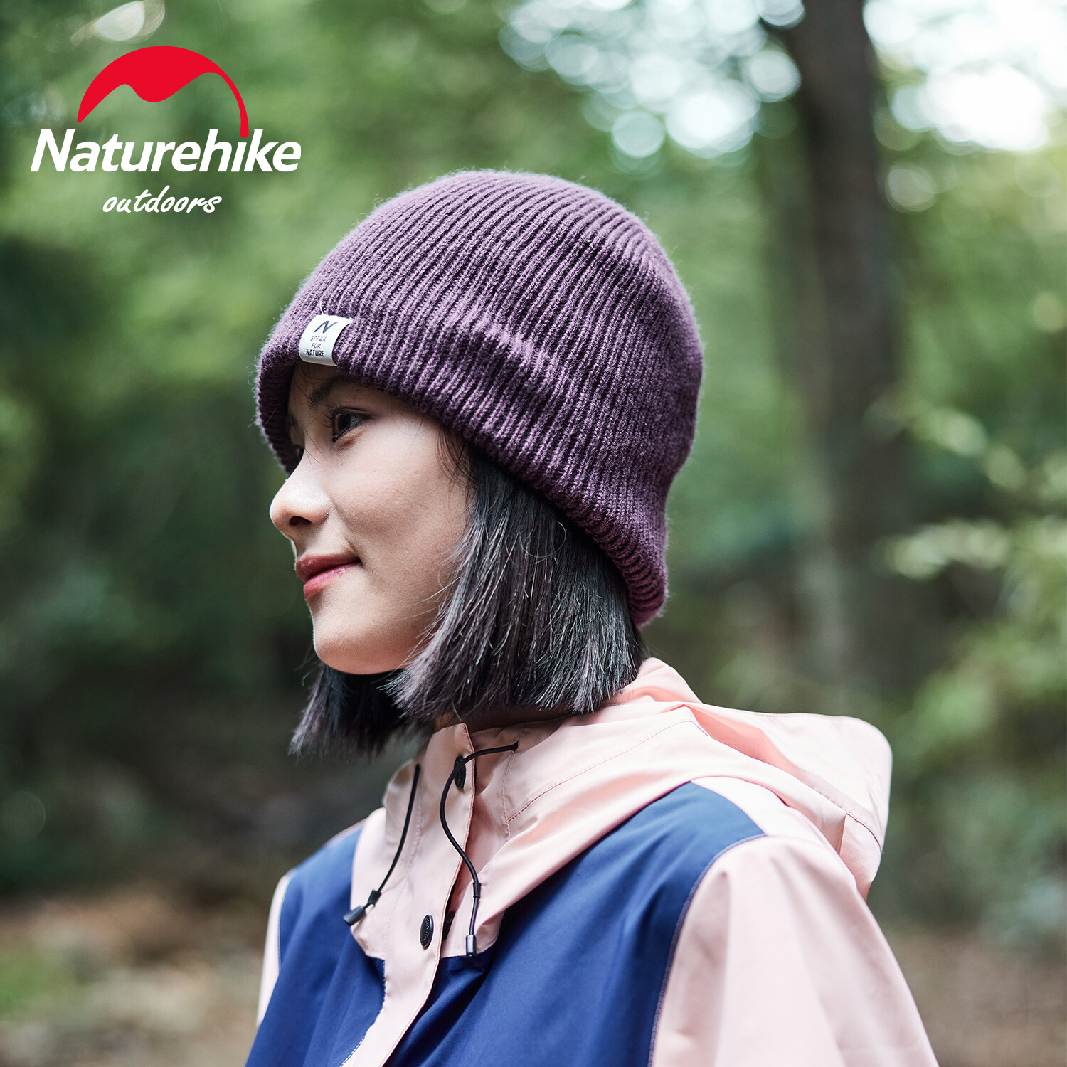 Naturehike len nhung cách nhiệt không thấm nước mũ len cho thể thao ngoài trời, đi bộ đường dài, leo núi mũ dệt kim