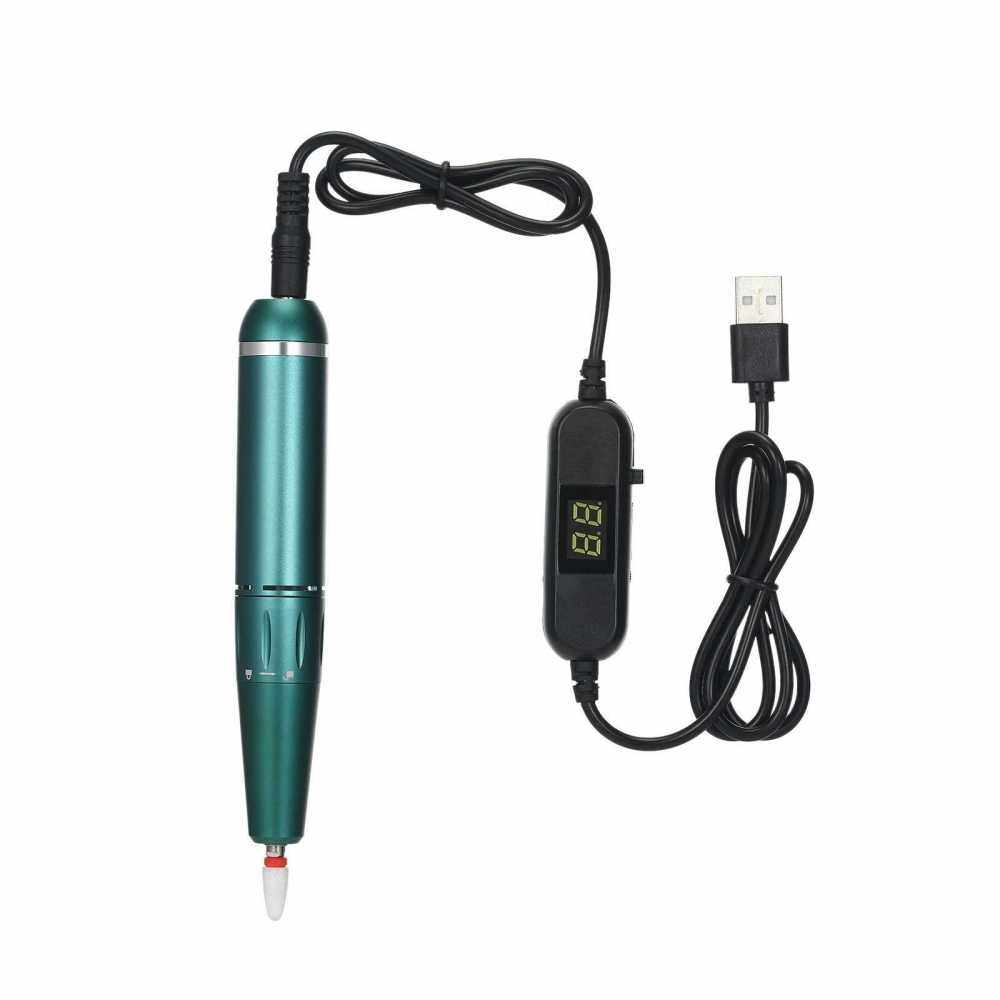 Gambar Portable Electric Nail Drill USB Nail Drill Machine Pedicure Nail Drill Pen Nail Extension Gel Polish Removing Kit (Standard)