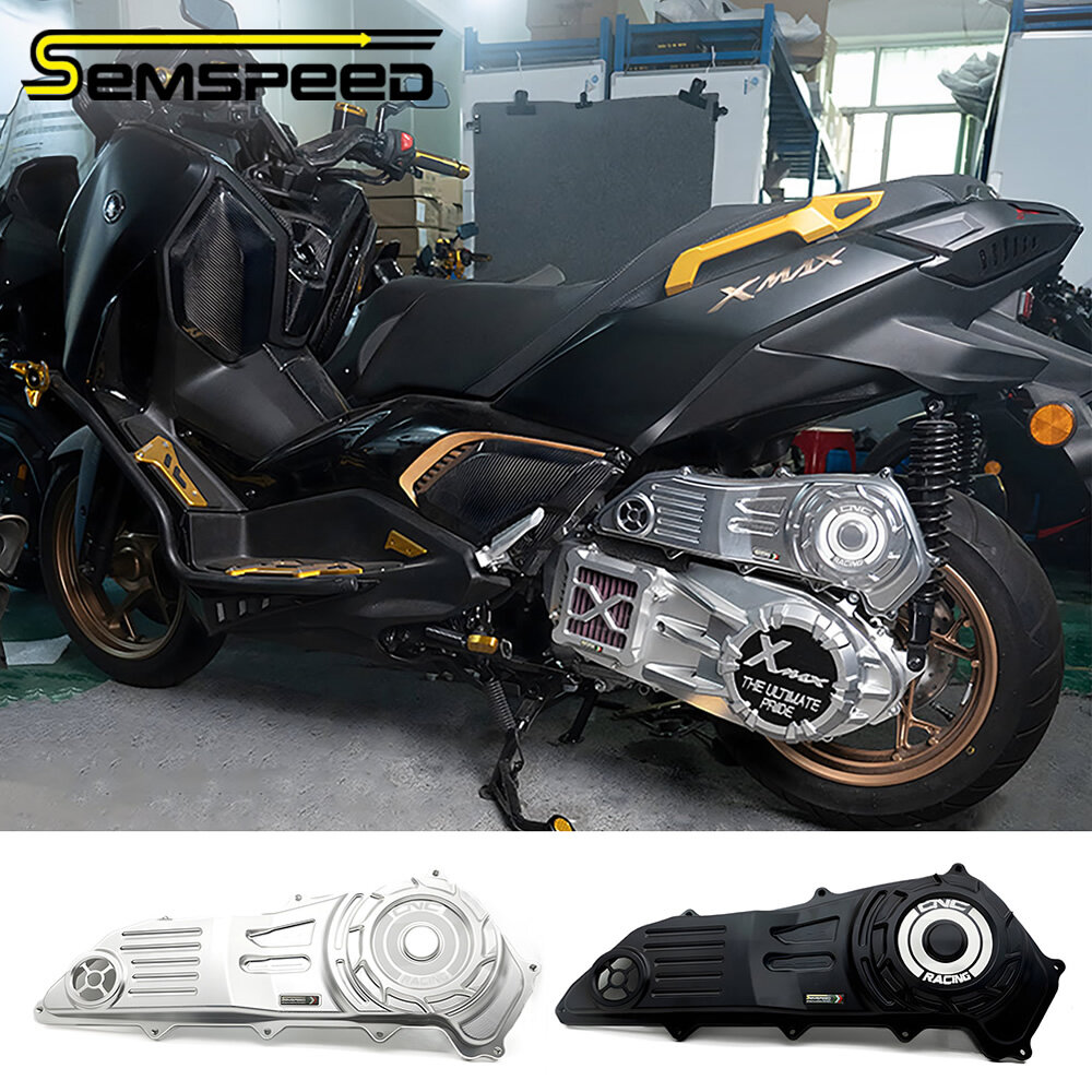 SEMSPEED Motorcycle CNC Air Filter Cleaner Cover Airbox Box Case Guard For Yamaha XMAX 400 300 250 125 V1 V2 V3 2017-2025 ราคา 8,748 บาท*ส่งฟรี