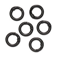 ST.kunkka 2-5pcs 25/34/41mm Metal Gate O Spring Clasps Openable Round Carabiner Keychain Bag Clips Hook Connector For DIY Bracelet Jewelry Making