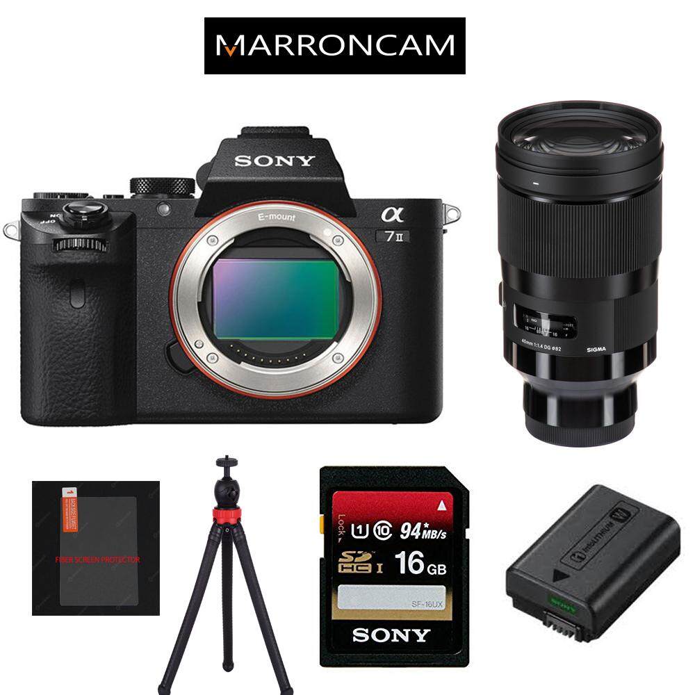 Sony Alpha a7 II Mirrorless Digital Camera (Body Only + SIGMA 40MM F1.4ART )
