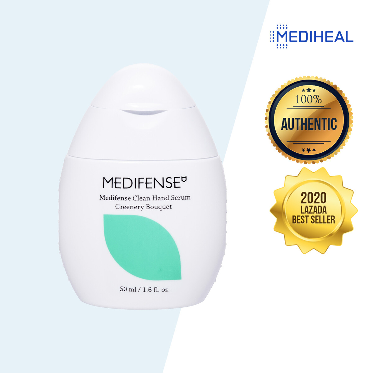 Gambar [MEDIHEAL] MEDIFENSE CLEAN HAND SERUM GREENERY BOUQUET 50ml