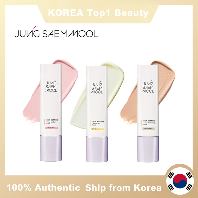 Kem lót jungsaemmool skin setting tone-up sun base spf 50+ pa+++ 40ml jung saem mool cân bằng tone da, giúp lớp nền lâu trôi