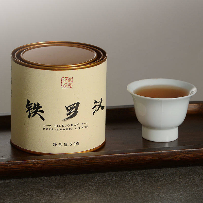 Trà đá sắt arhat dahongpao trà wuyishan trà ô long canned清hl
