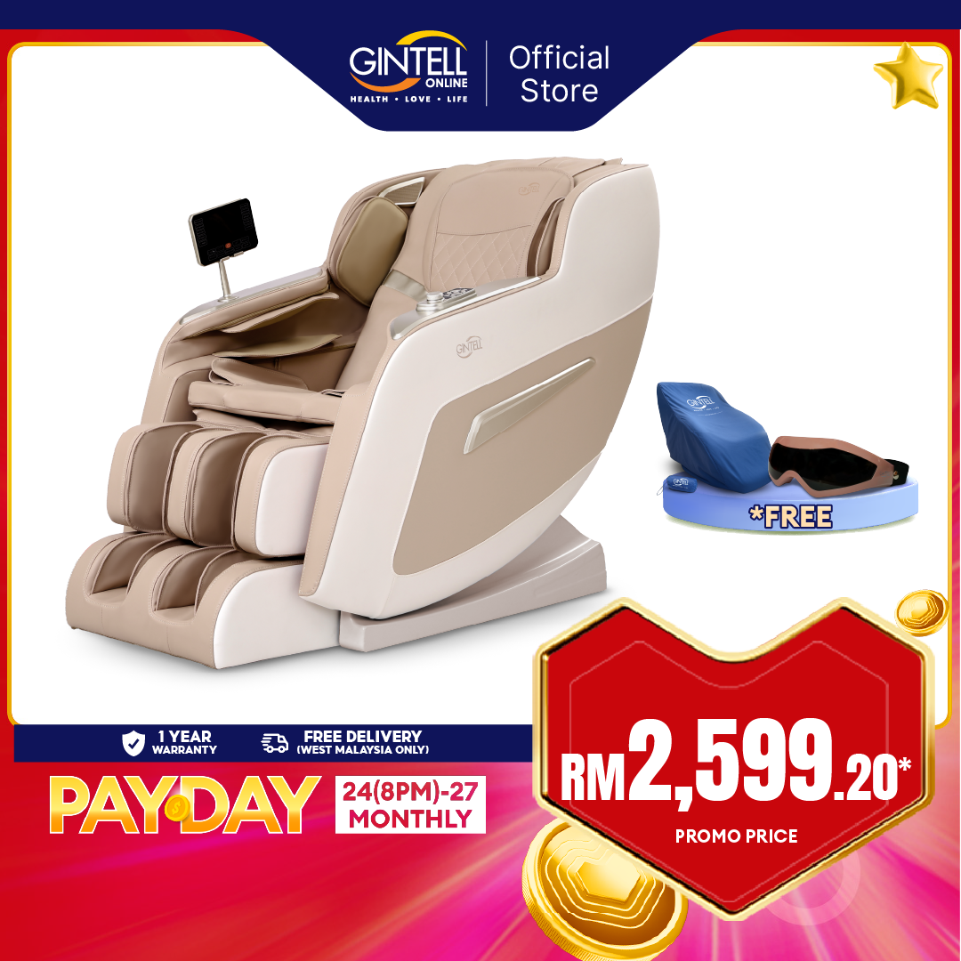 [FREE INSTALL] GINTELL B-Bravo Massage Chair Al Voice Zero Gravity Full Body Airbag