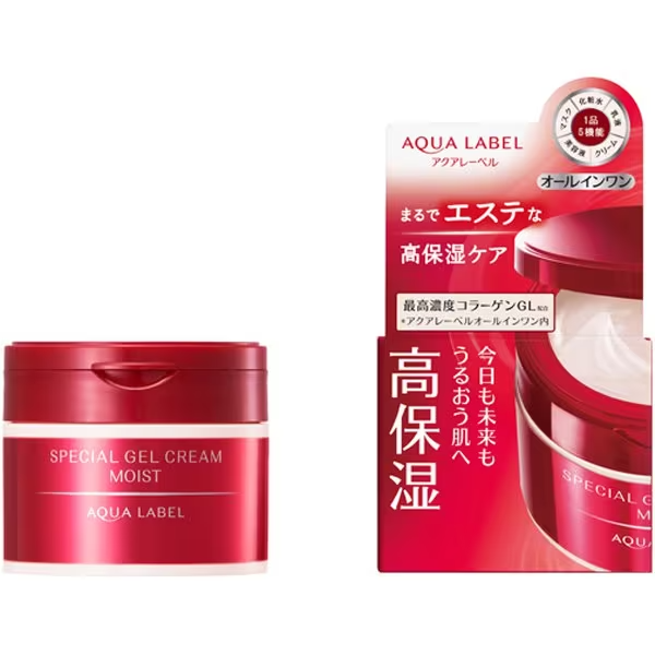 [Trực tiếp từ Nhật Bản] Shiseido Mặt Kem dưỡng ẩm Aqualabel Aqualabel Đặc biệt kem Gel N ẩm 90g tất cả-trong-một Kem gel