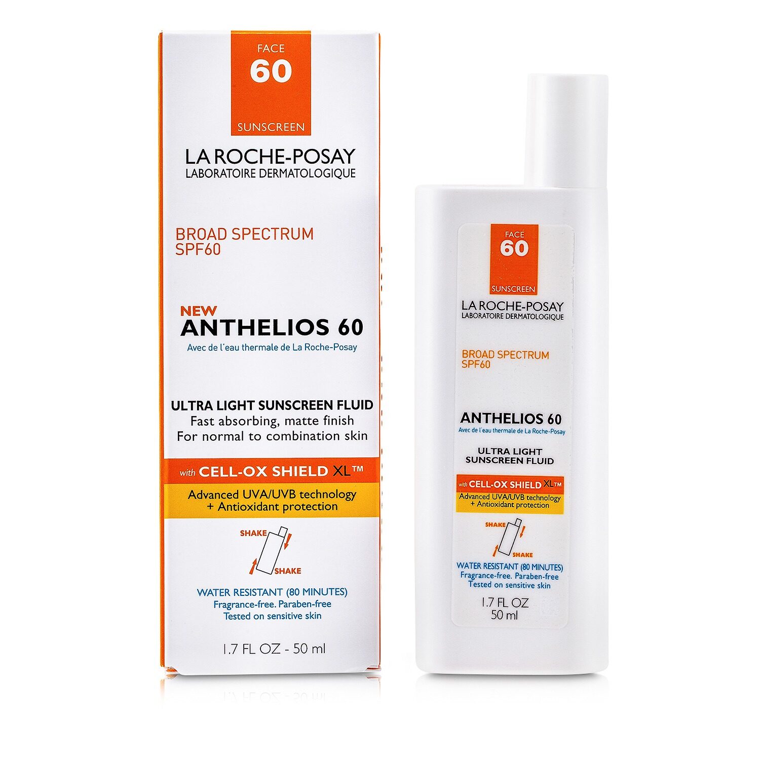 LA ROCHE POSAY - Anthelios 60 Ultra Light Sunscreen Fluid (Normal/  Combination Skin) 50ml/1.7oz | Lazada