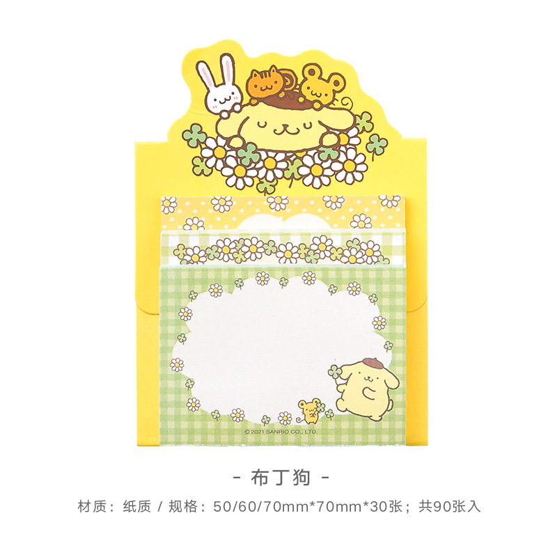 【Ready Stock】Sanrio tearable note book note paper hand account book notepad message strip non-adhesive
