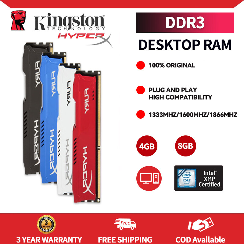 Kingston HyperX FURY DDR3 Desktop RAM for PC Gaming