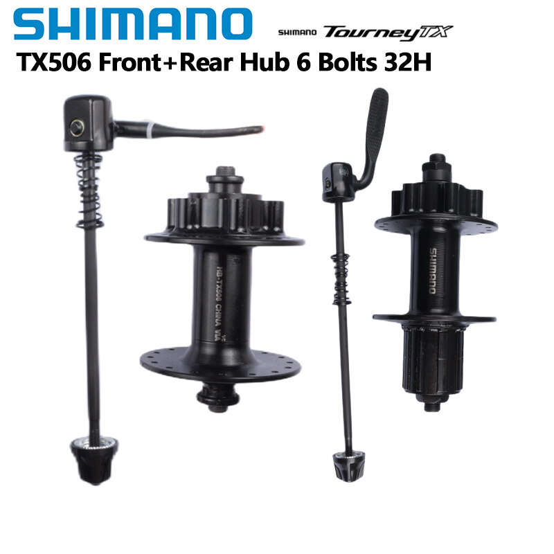 Shimano Tx505 trung tâm khóa Hub Tx506 sáu móng Hub 32 lỗ freehub với RT10 rt30 rotor phanh đĩa 160mm cho 8 9 10 tốc độ HG Hub xe đạp leo núi trung tâm MTB vòng bi Hub Phanh Đĩa Phanh Xe Đạp Phụ Kiện