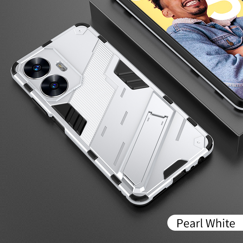 Ốp lưng Realme C55 cho Realme C55 [Vỏ vỏ điện thoại chống rơi ngoài trời thông thường cho doanh nhân khung dây đeo cứng]